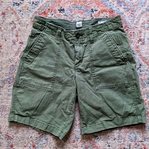 GAP Army Green Cargo Shorts